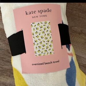 Kate Spade Oversized Beach Towel - Lemons Brand new LAST ONE